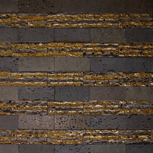 Мозаика Orro Mosaic Лава Страйп матовая серая 32х30 см