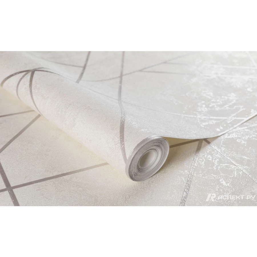 Обои флизелиновые Аспект Мичиган Белый 70563-11 1,06х10,05 м