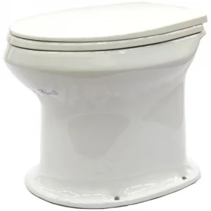 Унитаз приставной Оскольская керамика Дачный с сиденьем 46901100002