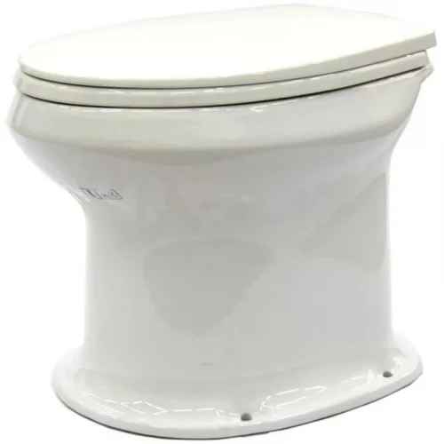 Унитаз приставной Оскольская керамика Дачный с сиденьем 46901100002