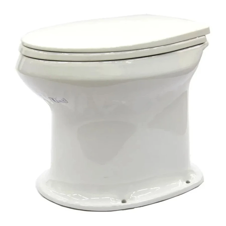 Унитаз приставной Оскольская керамика Дачный с сиденьем 46901100002