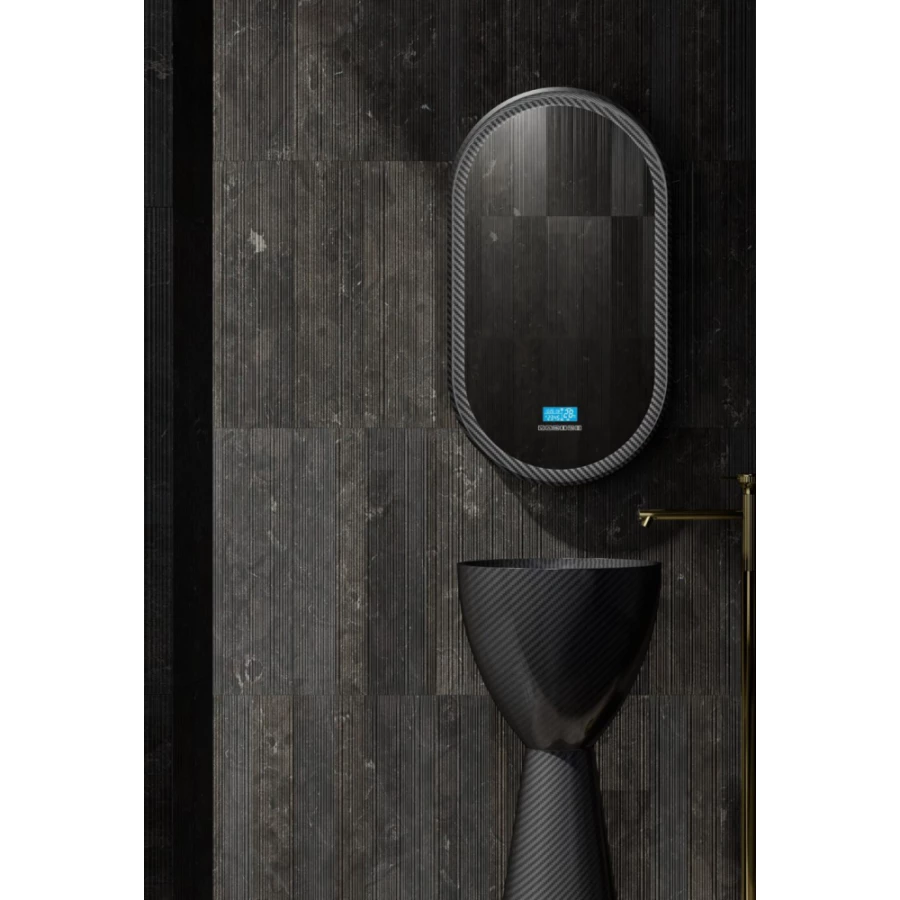 Карбоновая раковина Abber Karbon черная AK2003 45х45 см