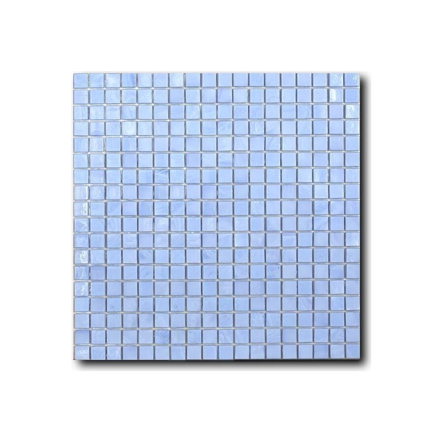 Стеклянная мозаика Art&Natura Classic Glass сетка 15х15 глянцевая голубая sophie1 29,5х29,5 см