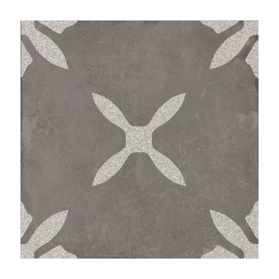 Керамогранит Harmony Peronda Pangea Chocolate Flower LT матовый кофейный 3386040457 22,3х22,3 см