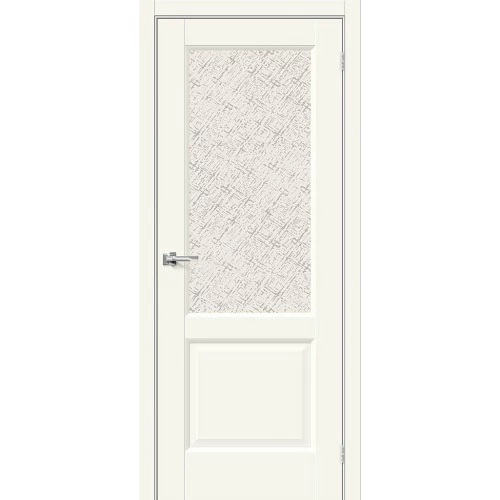 Межкомнатная дверь Bravo Premium NC33 200x80 ламинат полотно White Сross цвет Luna