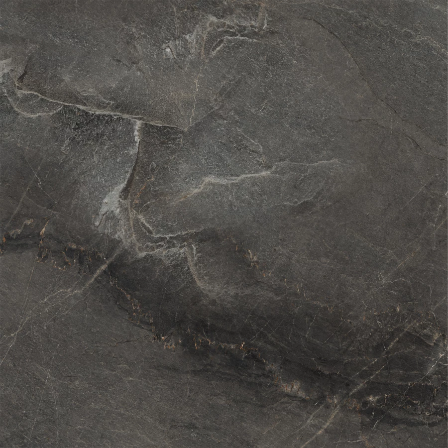 Керамогранит Delacora Инфинити темный / Infinity Dark матовый чёрный D60254M 60х60 см