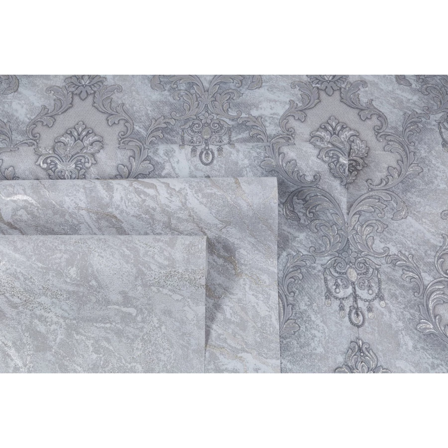 Обои флизелиновые Palitra Home Ornament HomeColor черные HC31215-48 1,06х10,05 м