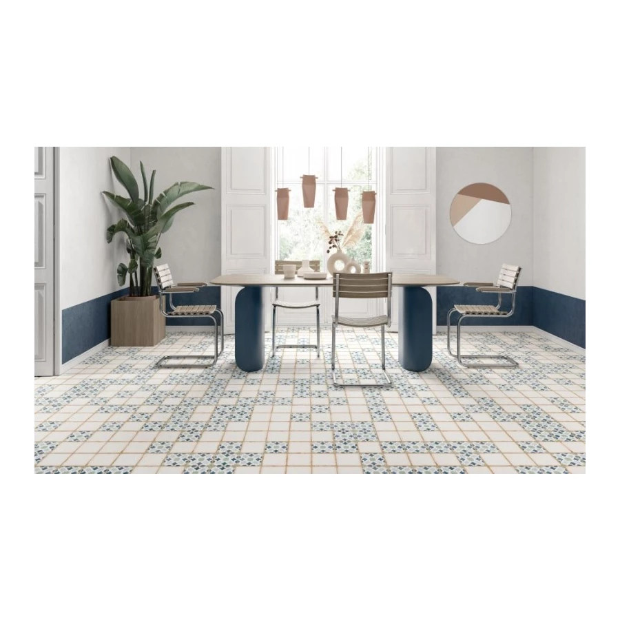 Керамическая плитка Harmony Peronda Casablanca White матовая кремовая 0278029422 12,5х12,5 см