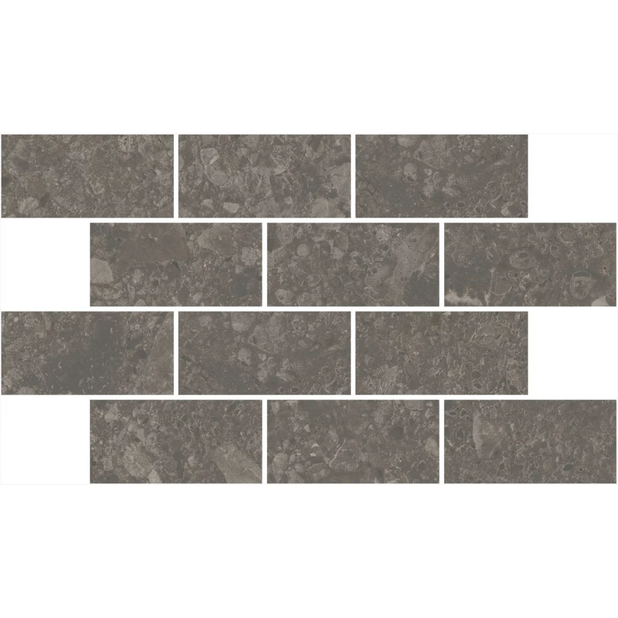 Декор Kerama Marazzi Чеппо ди Гре мозаичный обрезной матовый коричневый DD606320/MM 34,6x20 см