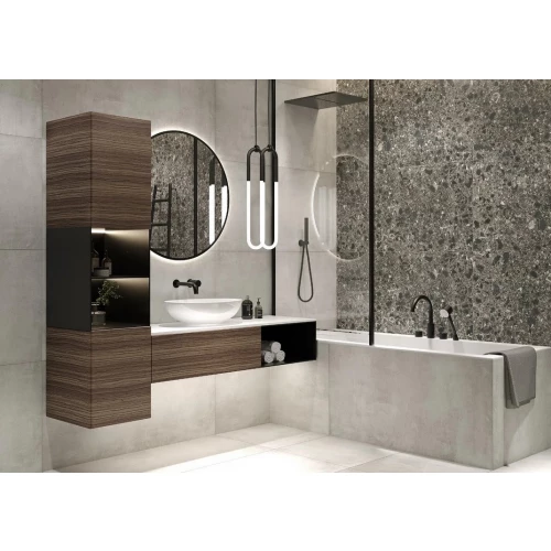 Керамогранит Grasaro Beton Anthracite G-1103/MR 60x30 см