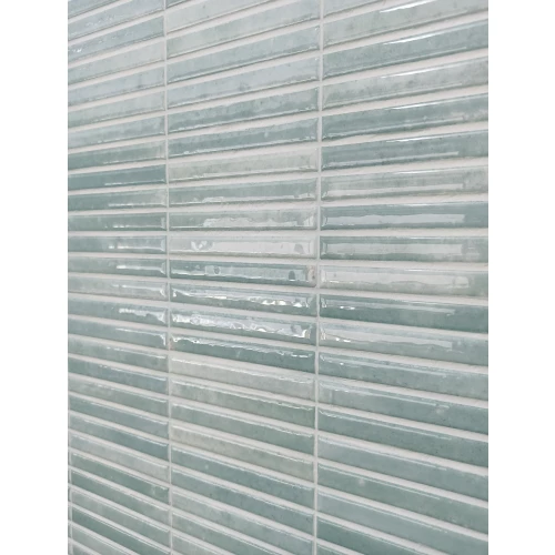 Керамогранит Dune Ceramica Kit-Kat Mosaic Water Glossy глянцевый голубой 188859 23,1х11,5 см