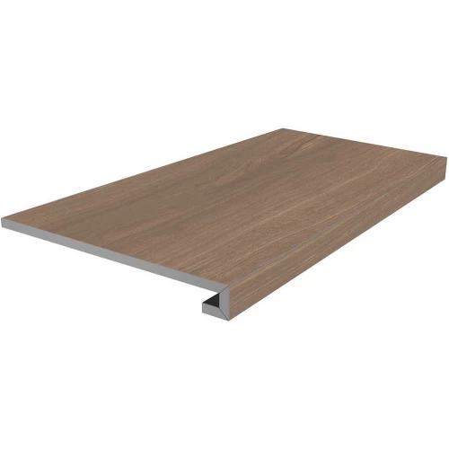 Ступень клееная из керамогранита Kerama Marazzi Альберони матовая коричневая SG644020R/GCF 60х33 см