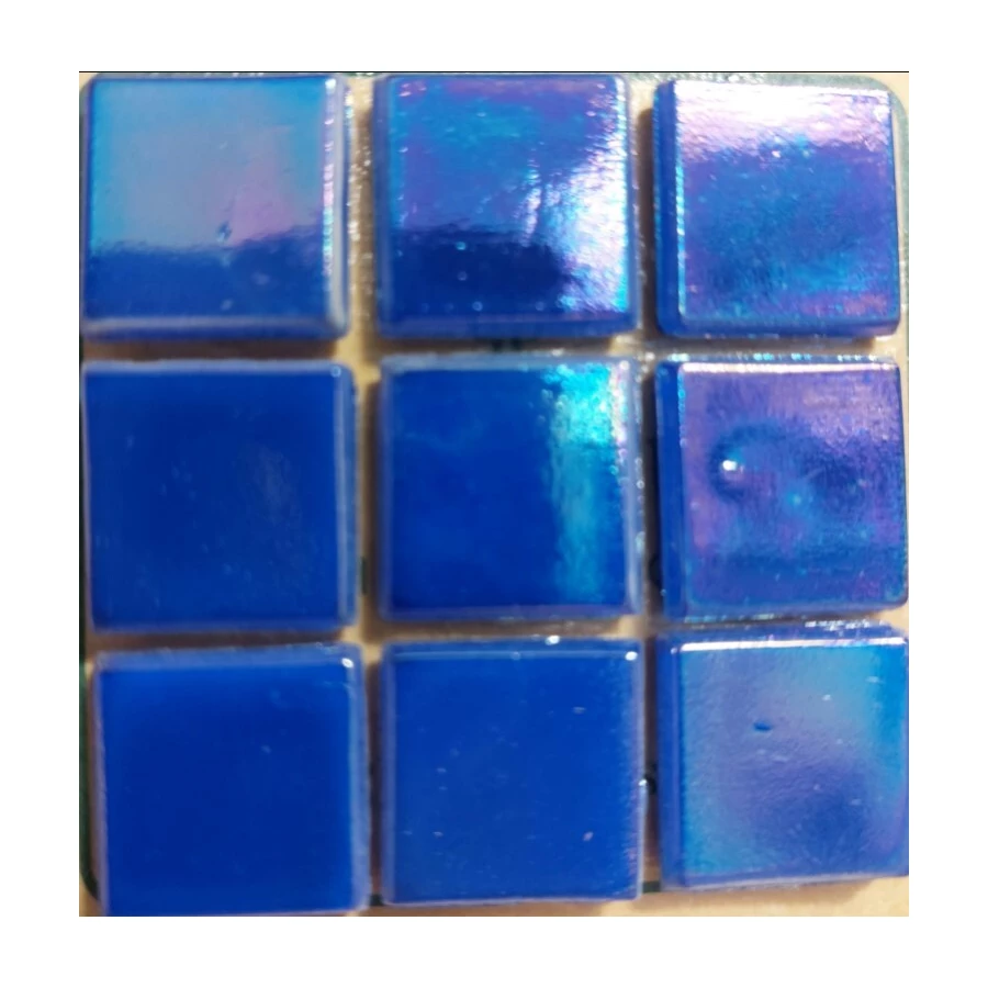 Стеклянная мозаика Art&Natura Classic Glass Isabeli 7 15x15 глянцевая синяя isabeli7 29,5х29,5 см