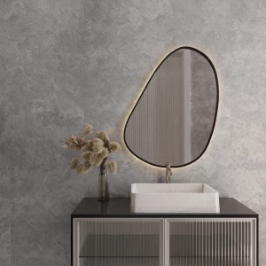 Керамогранит Arcadia Ceramica Arawak Grey Matt матовый рельефный серый RT7014-P 120х60 см