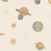 Обои флизелиновые Grandeco Little Dreamers бежевые LD 3519 0,53х10,05 м