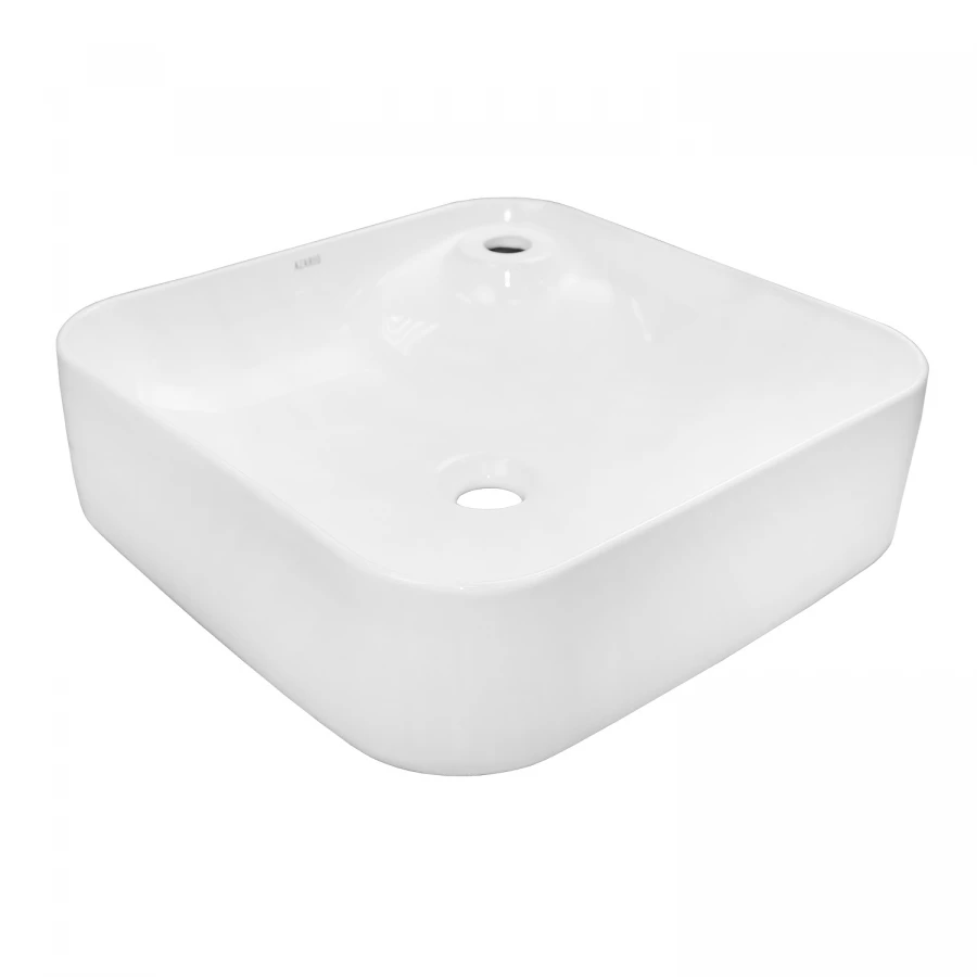 Раковина-чаша Azario накладная квадратная белый матовый AZ-2194 43х43х12 см