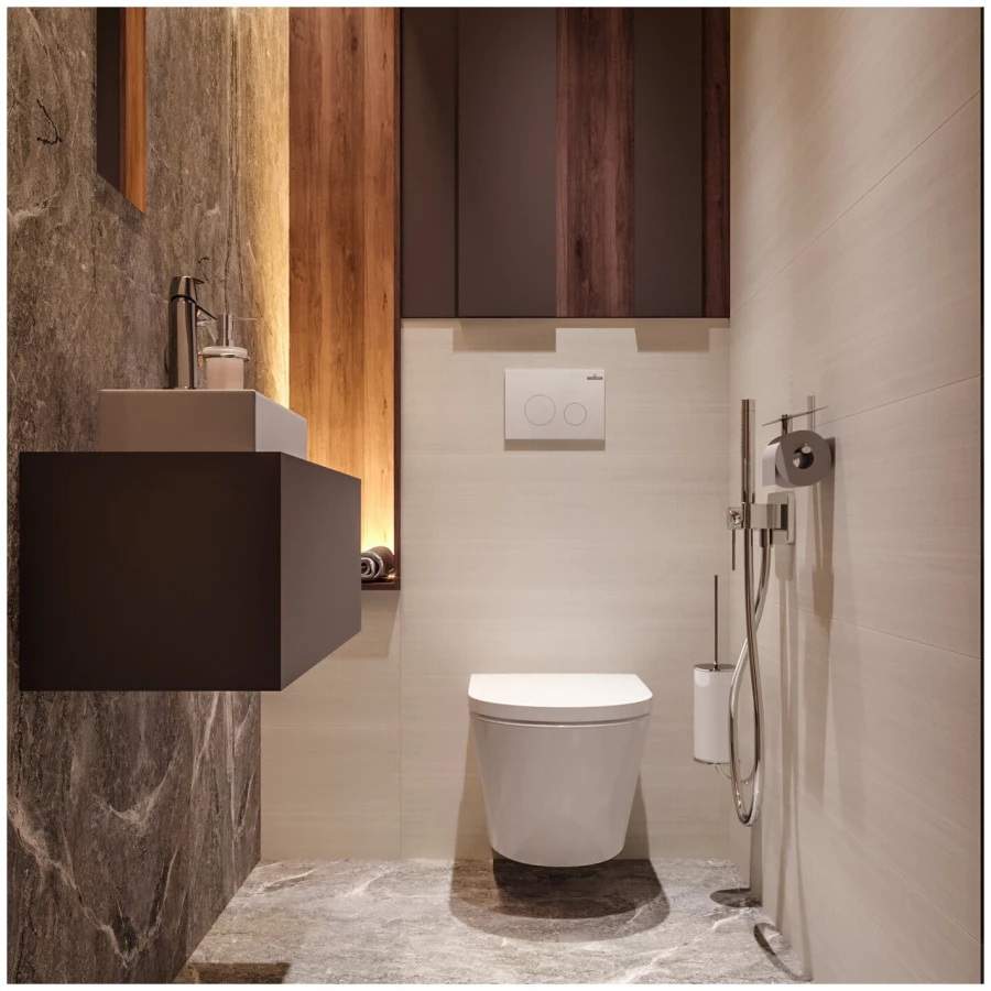 Унитаз Lavinia Boho Relfix Biore Rimless 97020167 (комплект 9 в 1)