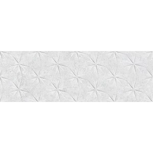 Плитка Saloni Markthal Graphic Light матовая белая 90x30 см