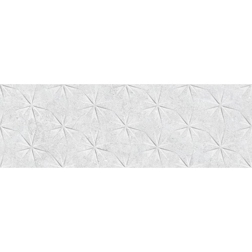 Плитка Saloni Markthal Graphic Light матовая белая 90x30 см