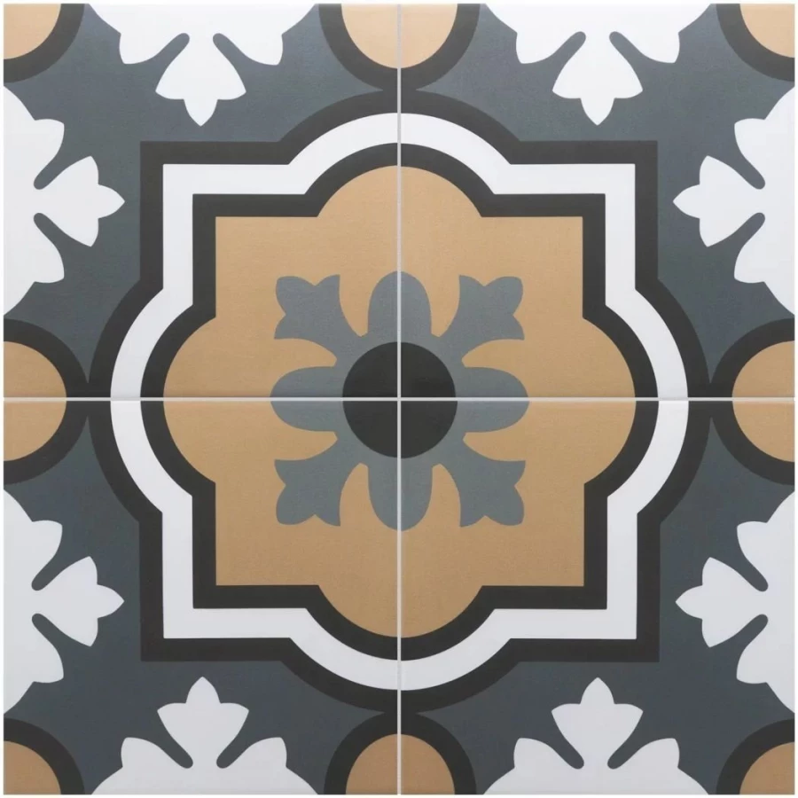 Керамогранит Equipe Rivoli Monaco Gris матовый серый 30732 20x20 см