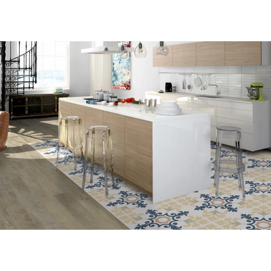 Керамогранит Absolut Keramika Valencia Barcelona Blanco P 25x25 см