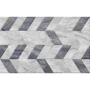 Плитка настенная Gracia Ceramica Стрим низ 03 матовая серая 010100001566 40х25 см