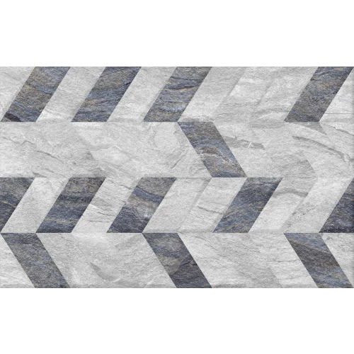 Плитка настенная Gracia Ceramica Стрим низ 03 матовая серая 010100001566 40х25 см