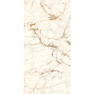 Керамогранит Ariostea Ultra Marmi Calacatta Macchia Vecchia Lucidato Shiny 6 мм глянцевый кремовый UM6L300575 300х150 см