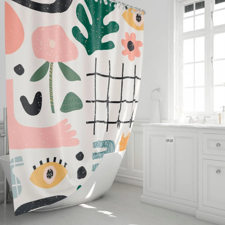 Штора для ванной Fixsen Design Summer FX-2506 180х200 см