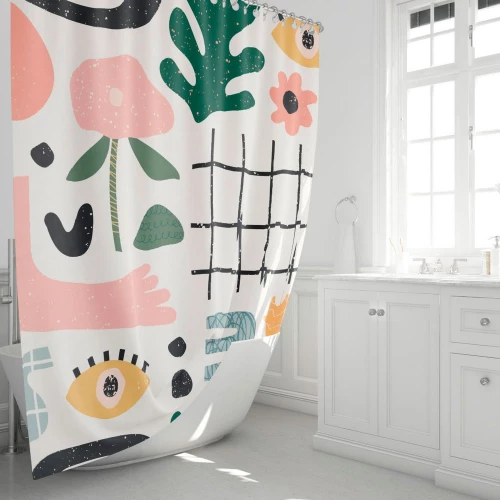 Штора для ванной Fixsen Design Summer FX-2506 180х200 см