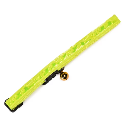 Ошейник для кошек Nobby с бубенчиком Неон Желтый