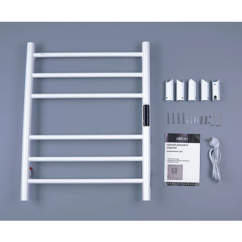Полотенцесушитель электрический Abber Standard AH4606MW 50х63 см