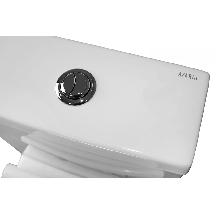 Унитаз-моноблок Azario Zeno ободковый с сиденьем slim микролифт AZ-1169 64х36.5х74 см