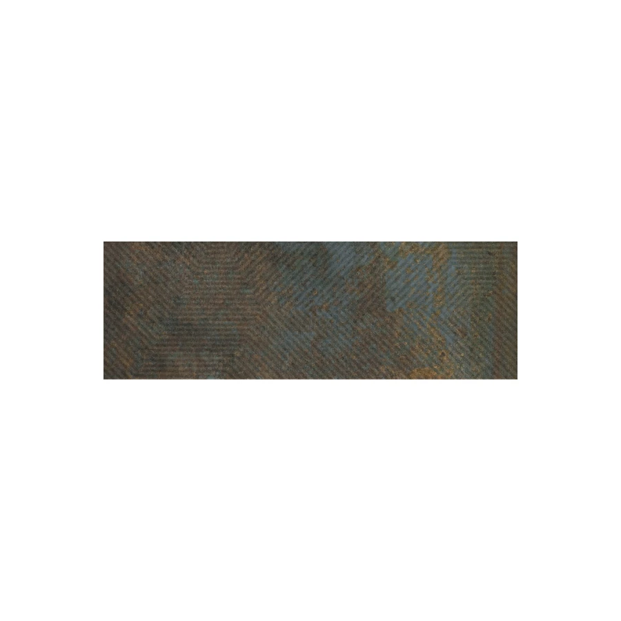 Плитка настенная Ceramika Paradyz Molto Rust Rekt Mat Decor коричневый 75*25 см