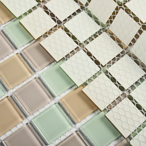 Мозаика Bonaparte Стеклянная мозаика Nice 25х25 глянцевая многоцветная 30х30 см