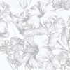 Плитка настенная Azori Carrara Flowers 00-00108694 63х31,5 см