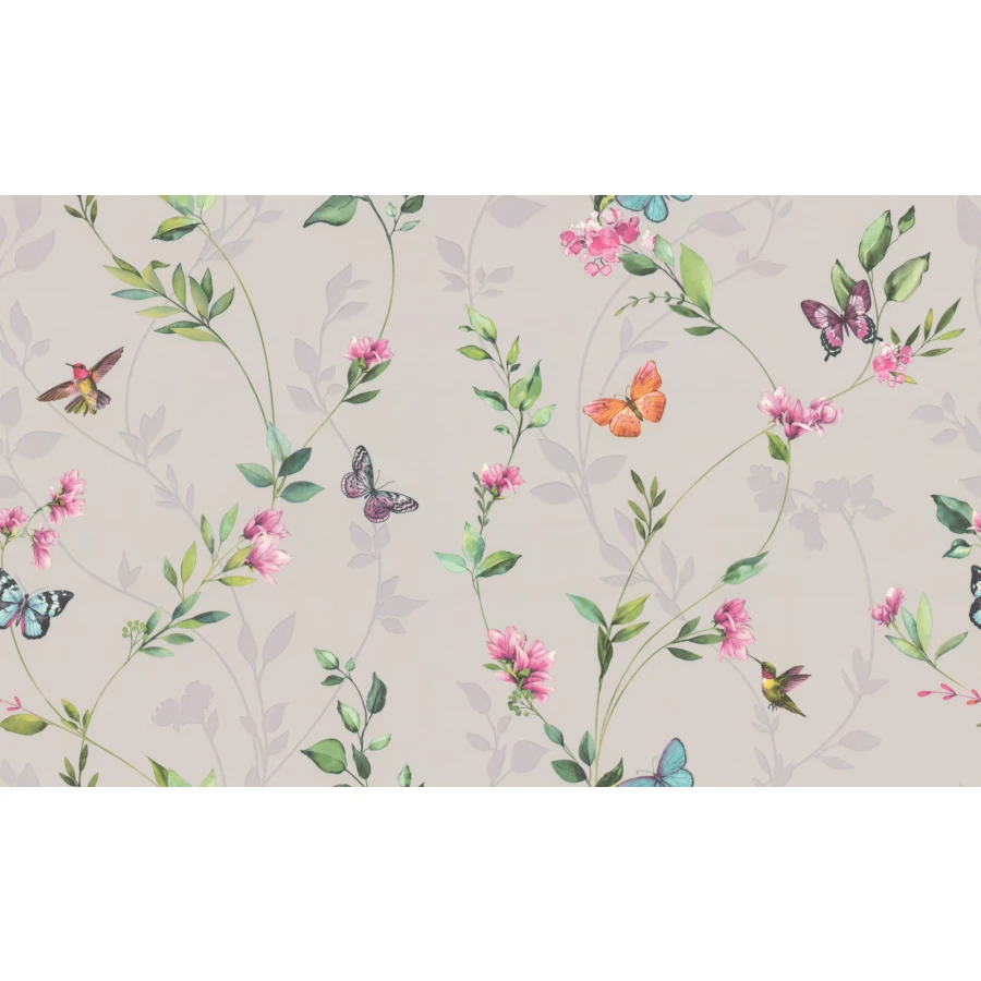 Обои флизелиновые Palitra Home HomeColor Summer серые HC71517-47 1.06х10.05 м
