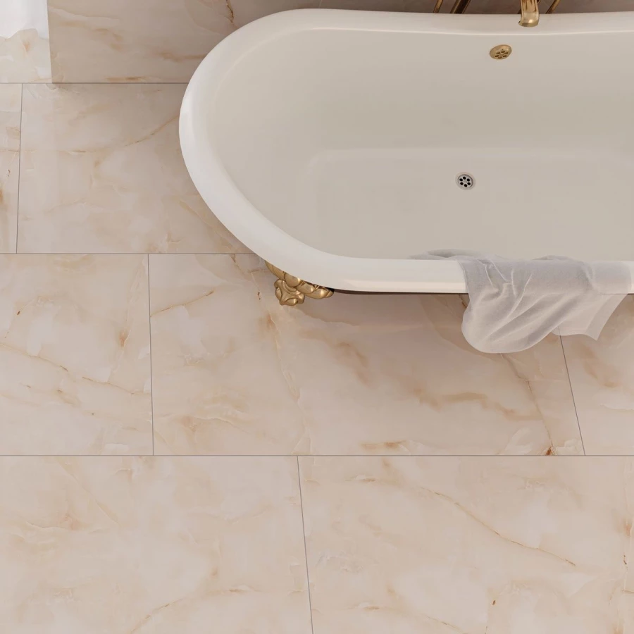 Керамогранит Neodom Concept Miel Polished глянцевый бежевый CV20190 120x60 см