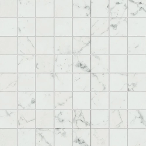 Мозаика Atlas Concorde Италия Марвел Стоун Каррара Пьюр / Marvel Stone Carrara Pure Mosaico Matte Мозаико Матте матовая под мрамор AS3Y 30×30 см 9 мм