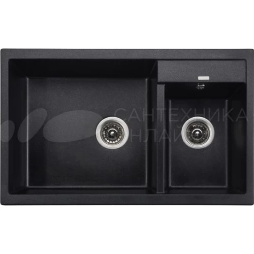 Кухонная мойка Kaiser KG2M-8050 гранит KG2M-8050-BP 80х50 см