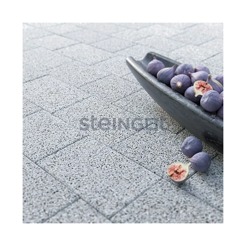 Тротуарная плитка Steingot Новый город "Bianco Nero" белый 60 мм