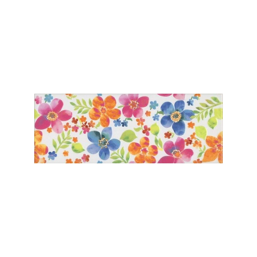 Плитка настенная Kerama Marazzi Венсен Декор глянцевый многоцветный HGD\A260\15000 40х15 см