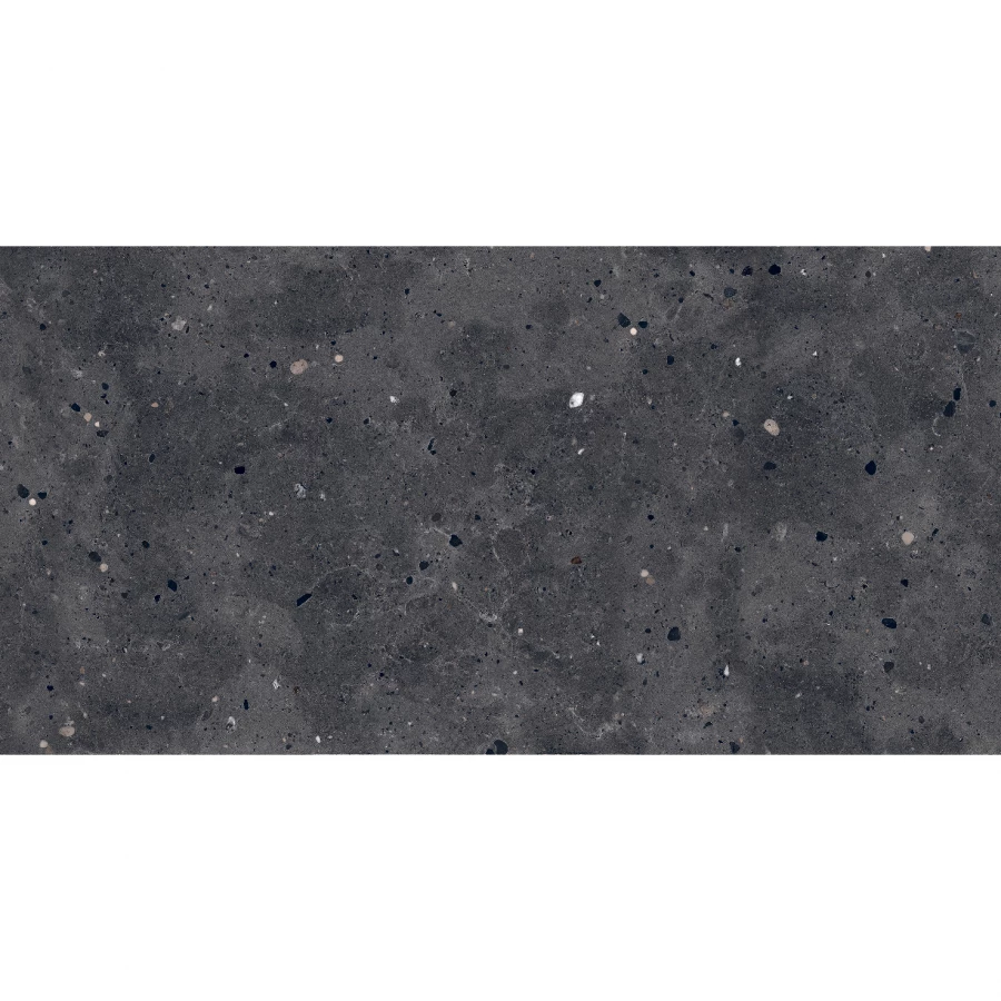 Керамогранит Staro Concreto Fenix Nero Sugar матовый черный 74122864 120x60 см