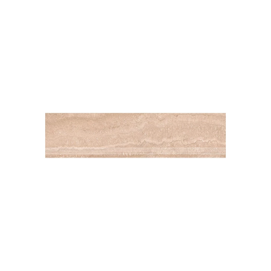Ступень из керамогранита Kerama Marazzi Риальто матовая бежевая SG560400R\GR 119,5х30 см