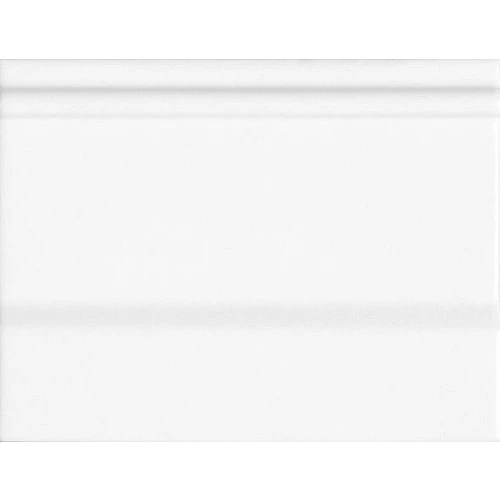 Бордюр Carmen Ceramic Art Zocalo Blanco белый 15х15 см