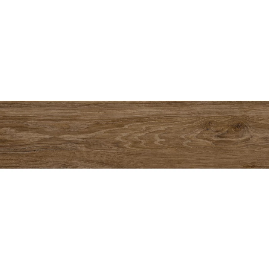 Керамогранит Eurotile Ceramica Wood GP Brown матовый коричневый 59,4х14,7 см