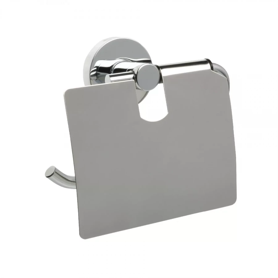 Бумагодержатель Fixsen Comfort Chrome с крышкой хром FX-85010