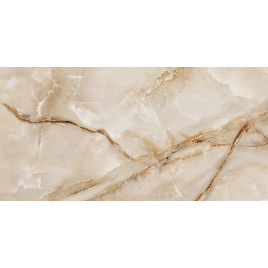 Керамогранит LCM Onyx Royal Latte полированный 60120ORO11P 120х60 см