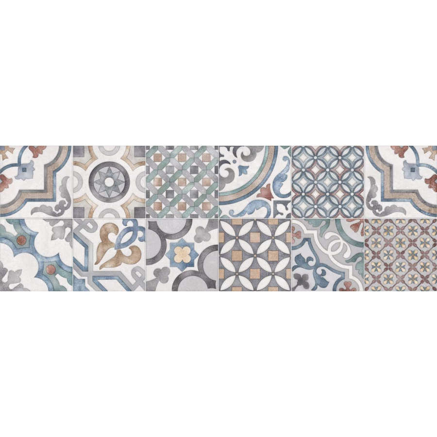 Плитка настенная Laparet Grip Декор матовый серый VT\A679\13031R 89,5х30 см