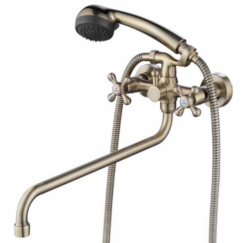 Смеситель для ванны с душем Kaiser Carlson Style 44255-1 Br бронза